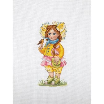 Merejka Kit de broderie Fille printanière