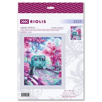Riolis Kit de broderie Express du printemps