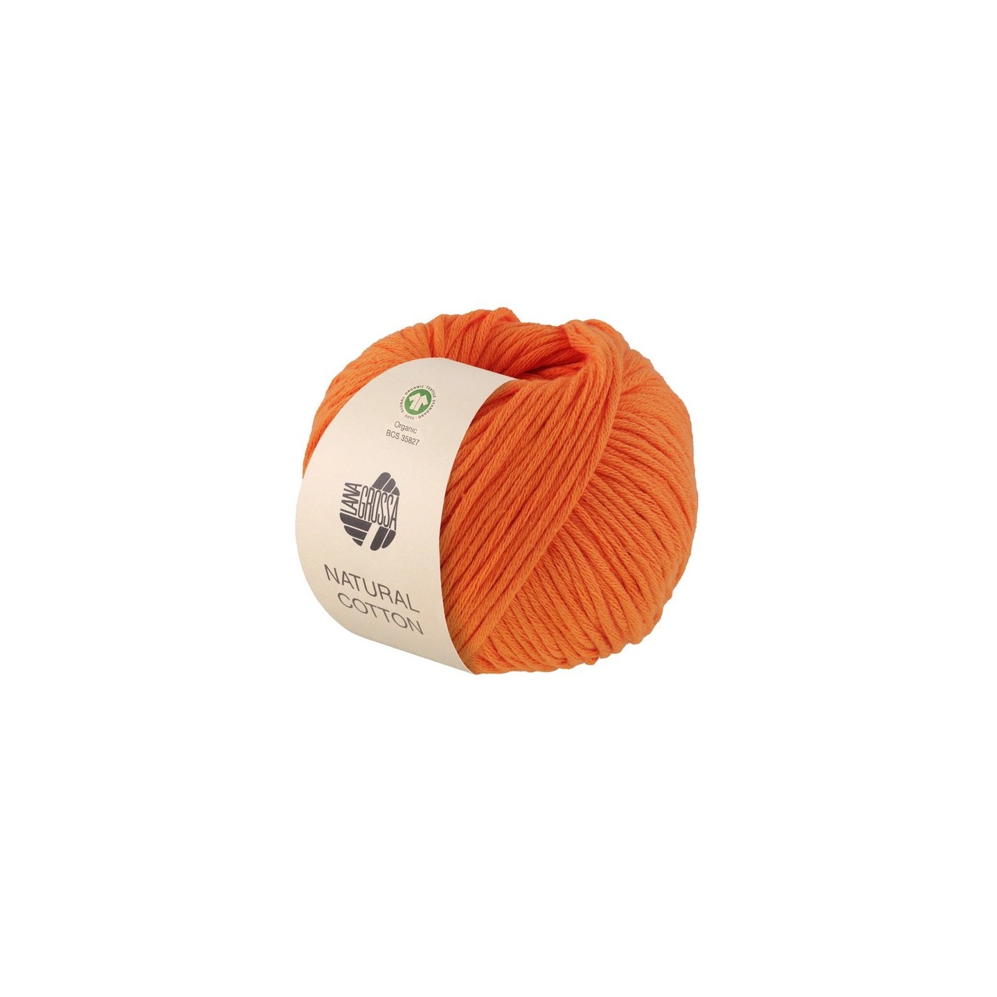 Natural Cotton Gots Orange 06