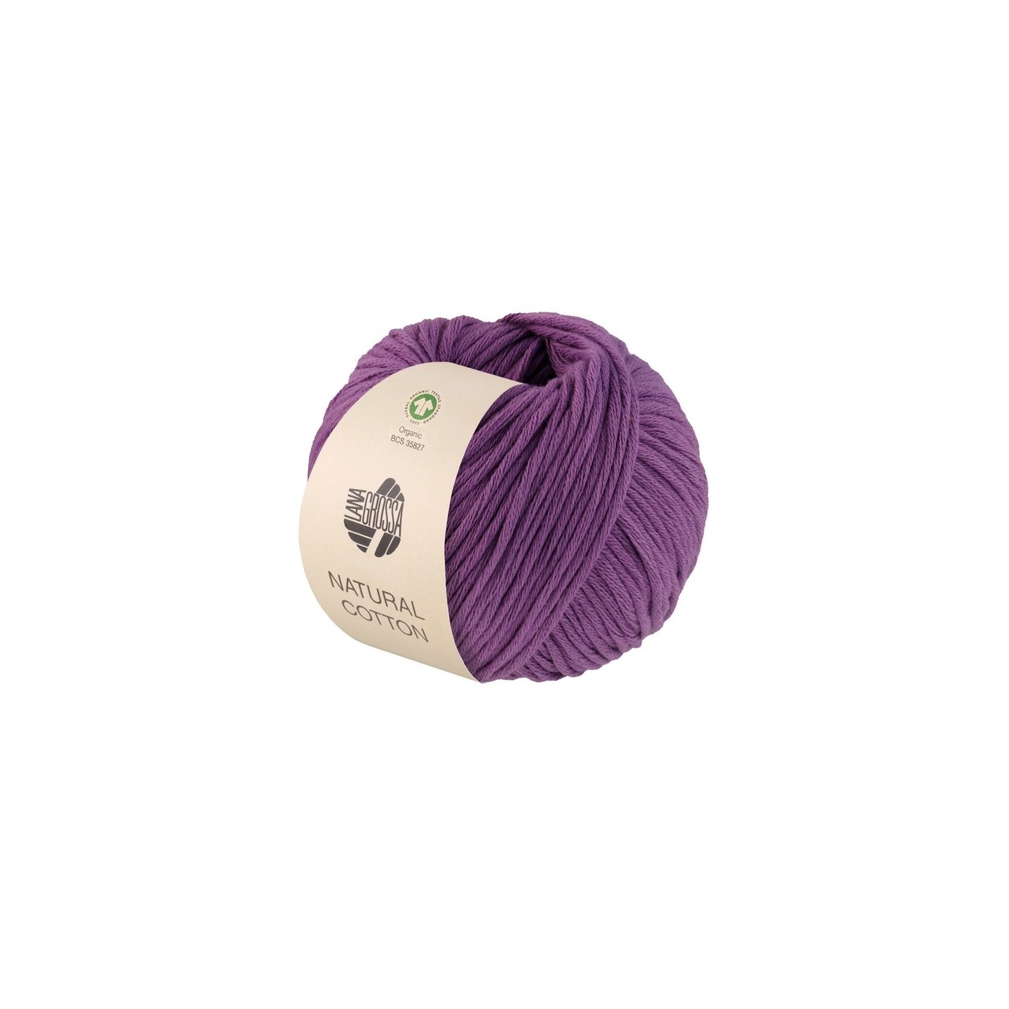 Natural Cotton Gots Violet 08