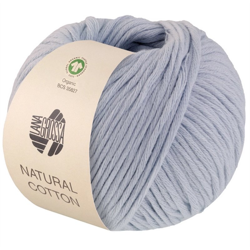 Natural Cotton Gots Hellblau 12