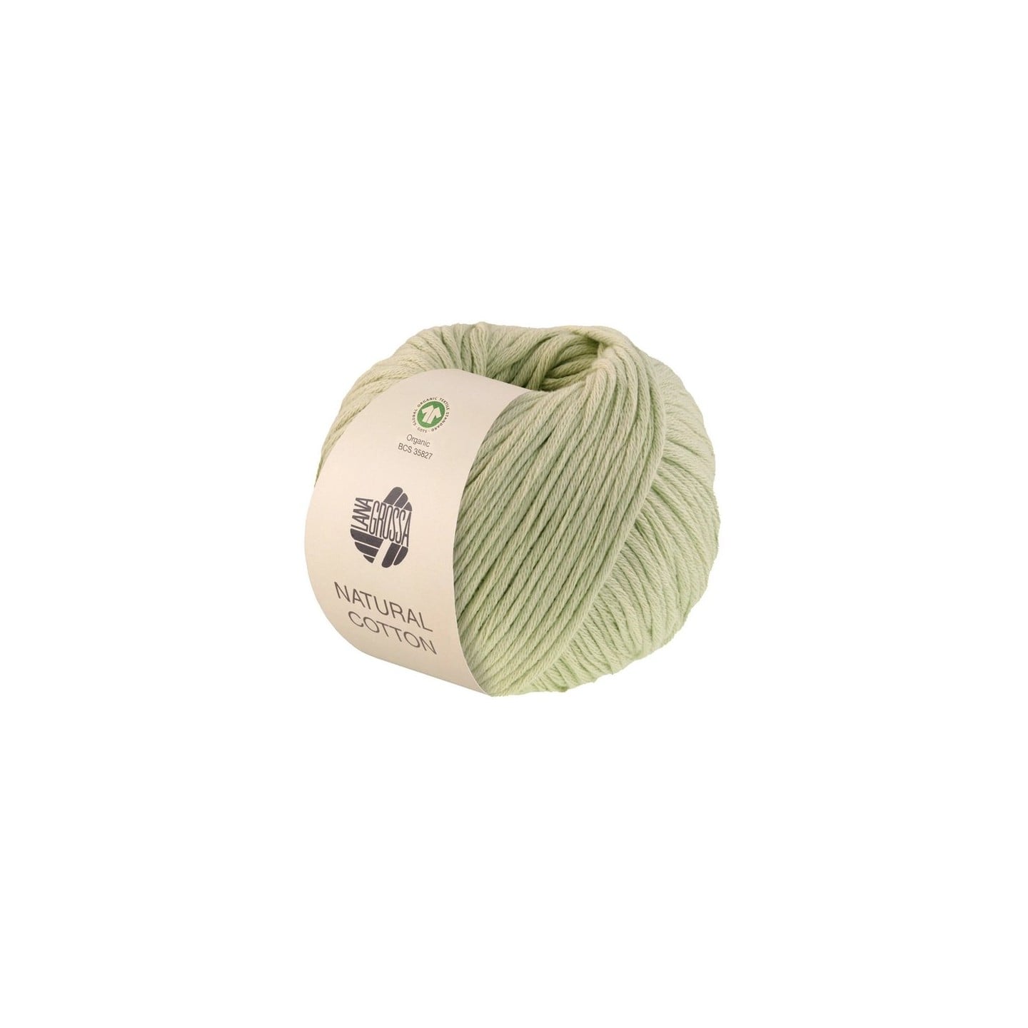 Lana Grossa Natural Cotton Gots Lichtgroen 01