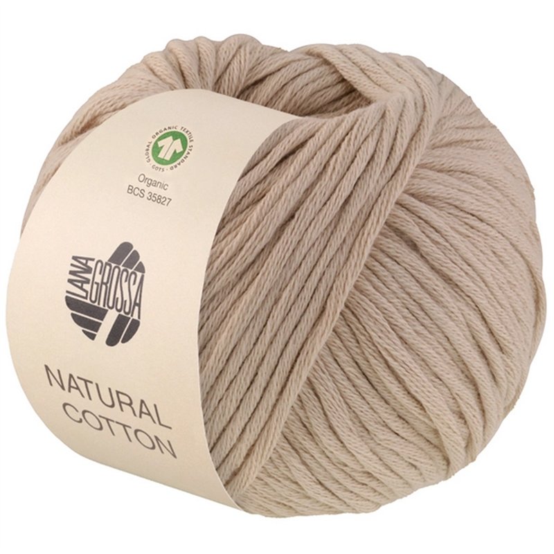 Natural Cotton Gots Beige 19 Natural Cotton Gots Beige 19