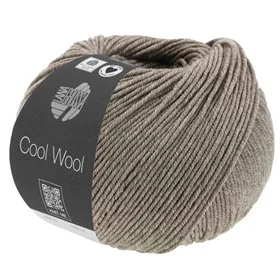 Cool Wool Mélange Grijsbruin gemeleerd 1421