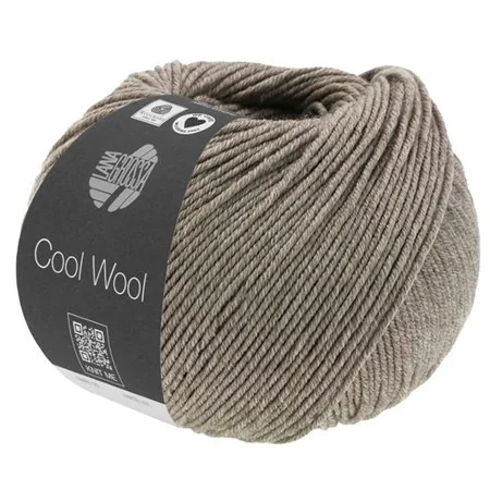 Cool Wool Mélange Graubraun meliert 1421