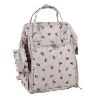 Sac à dos tricot et crochet Abeille