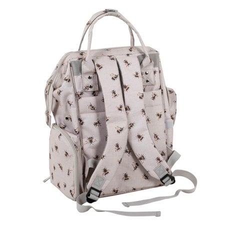 Knitting and crochet backpack Bees