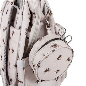 Sac à dos tricot et crochet Abeille