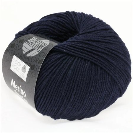 Lana Grossa Cool Wool Nachtblauw 414