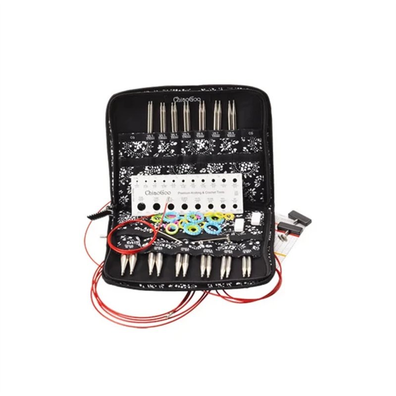 Chiagoo kit aiguilles interchangeables Twist Lace 2,75 - 5 mm