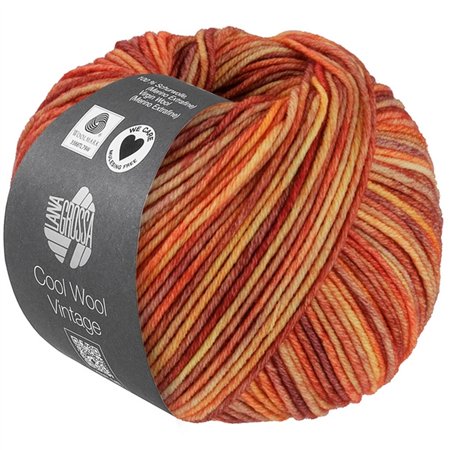 Cool Wool Vintage Oranjebruin 7388
