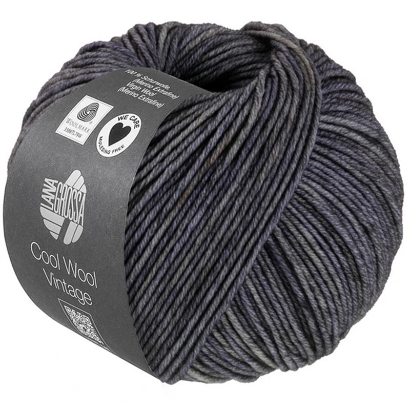 Cool Wool Vintage Dunkelgrau 7391