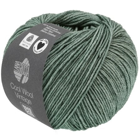 Lana Grossa Cool Wool Vintage Groengrijs 7368