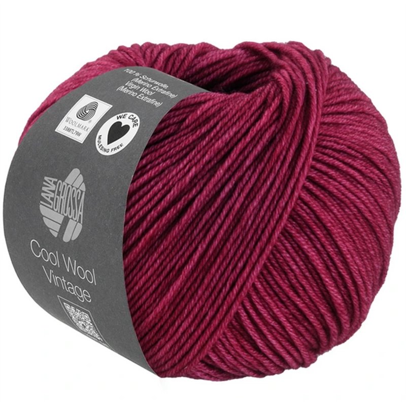 Cool Wool Vintage Indiaas rood 7377