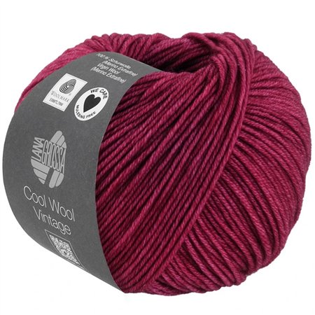 Lana Grossa Cool Wool Vintage Indiaas rood 7377