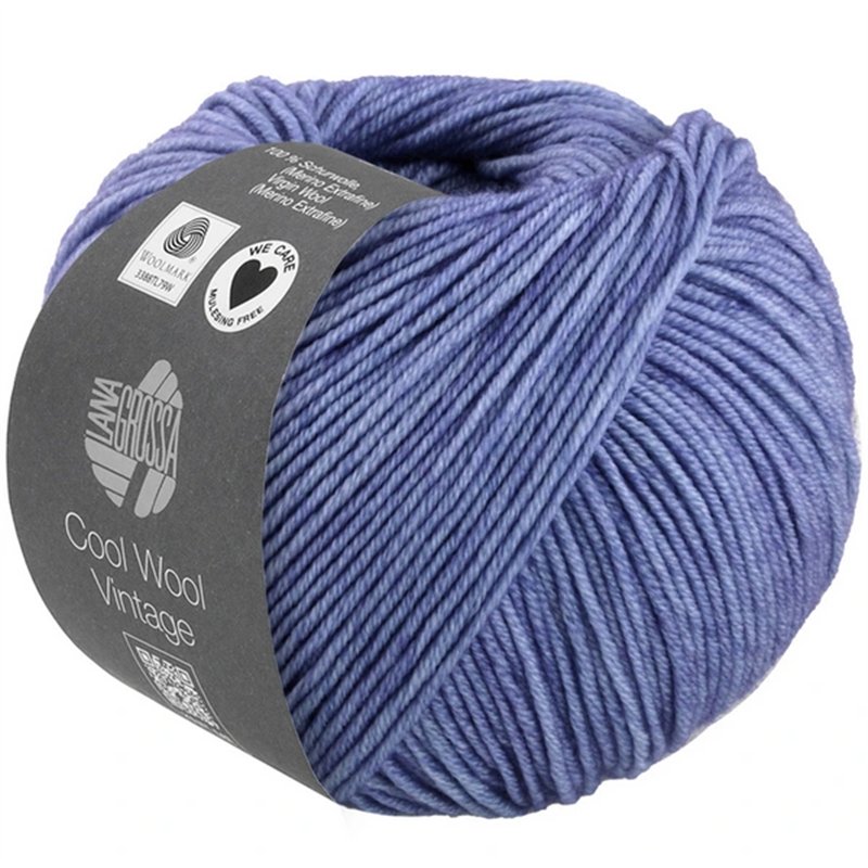 Cool Wool Vintage Lichtblauw 7378