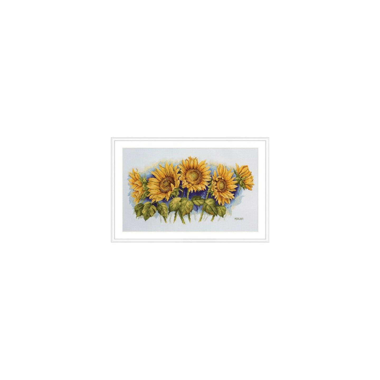 Stickset über die Leuchtende Sonnenblumen