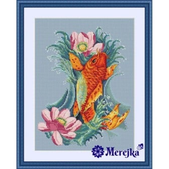 Kit de broderie Koï doré