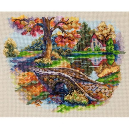 Embroidery kit Autumn Landscape