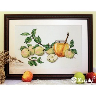 Kit de broderie Pommes de miel