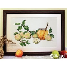 Borduurpakket Honingappels