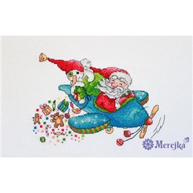 Kit de broderie Vol de Noël