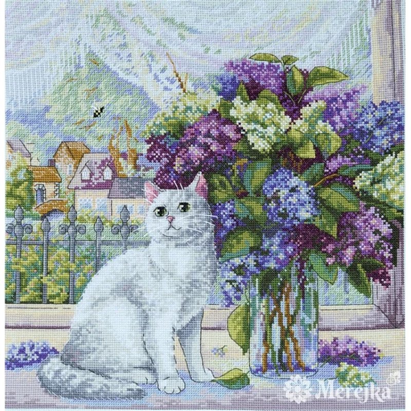 Kit de broderie Ambiance printanière Kit de broderie Ambiance printanière