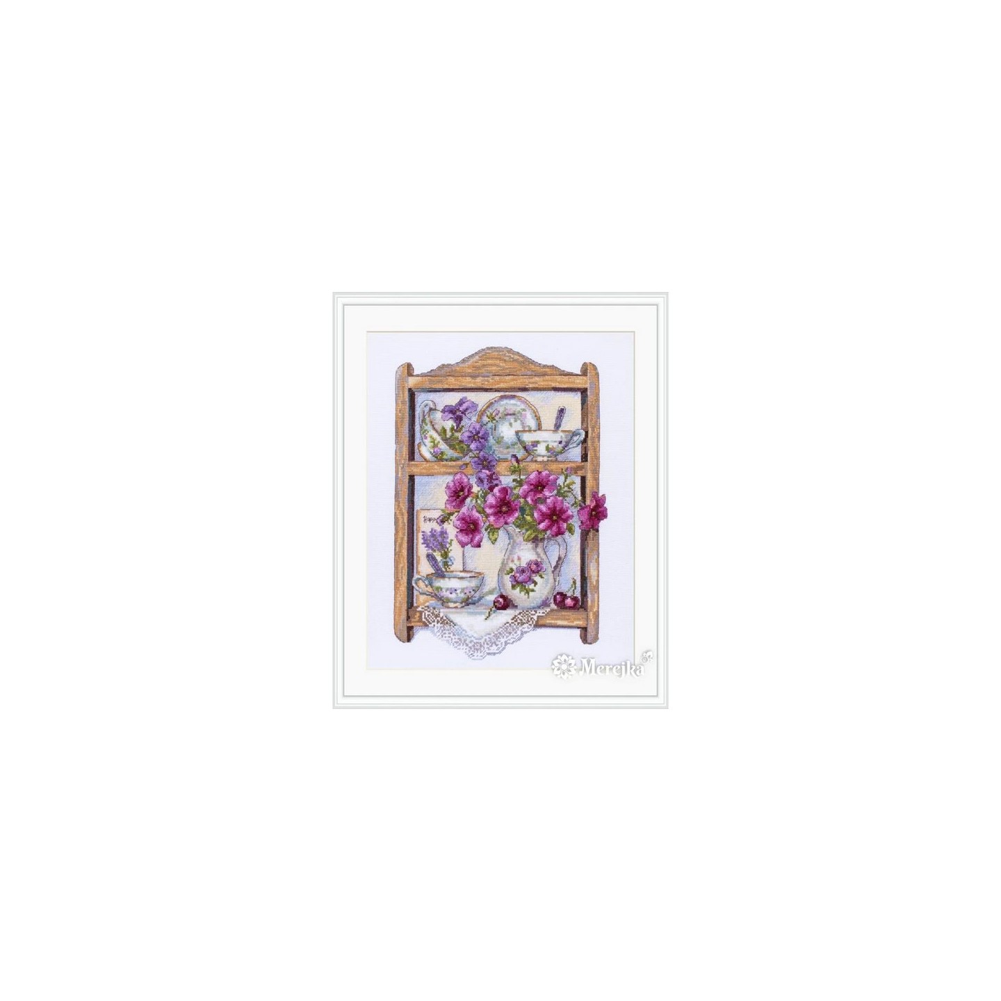 Kit de broderie Pétunias