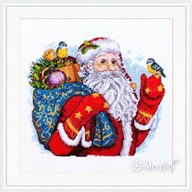 Borduurpakket Vrolijk kerstfeest!