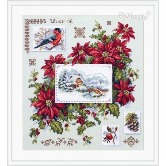 Kit de broderie Échantillon d'hiver