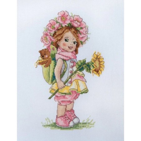 Embroidery kit Summer Girl
