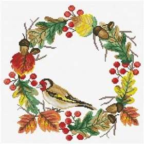 Borduurpakket Herfstkrans