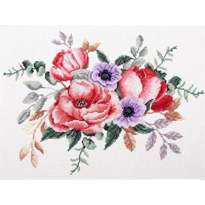 Borduurpakket Elegant boeket