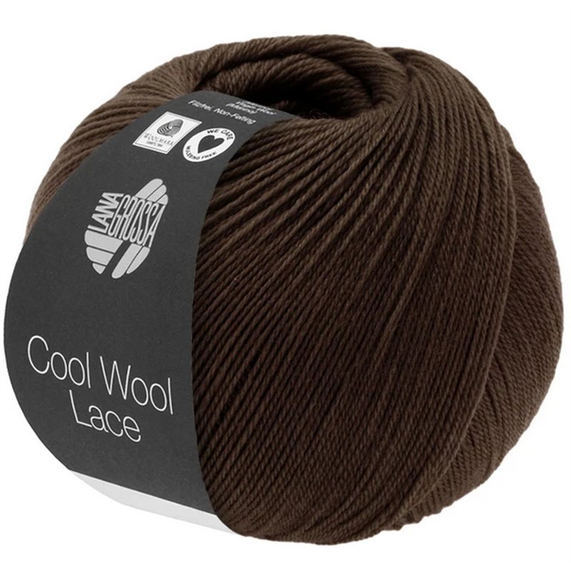 Cool Wool Lace Schwarzbraun 57