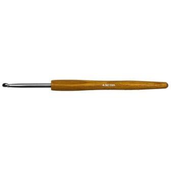 Wollhäkelnadeln mit Holz-Griff 4,5 mm
