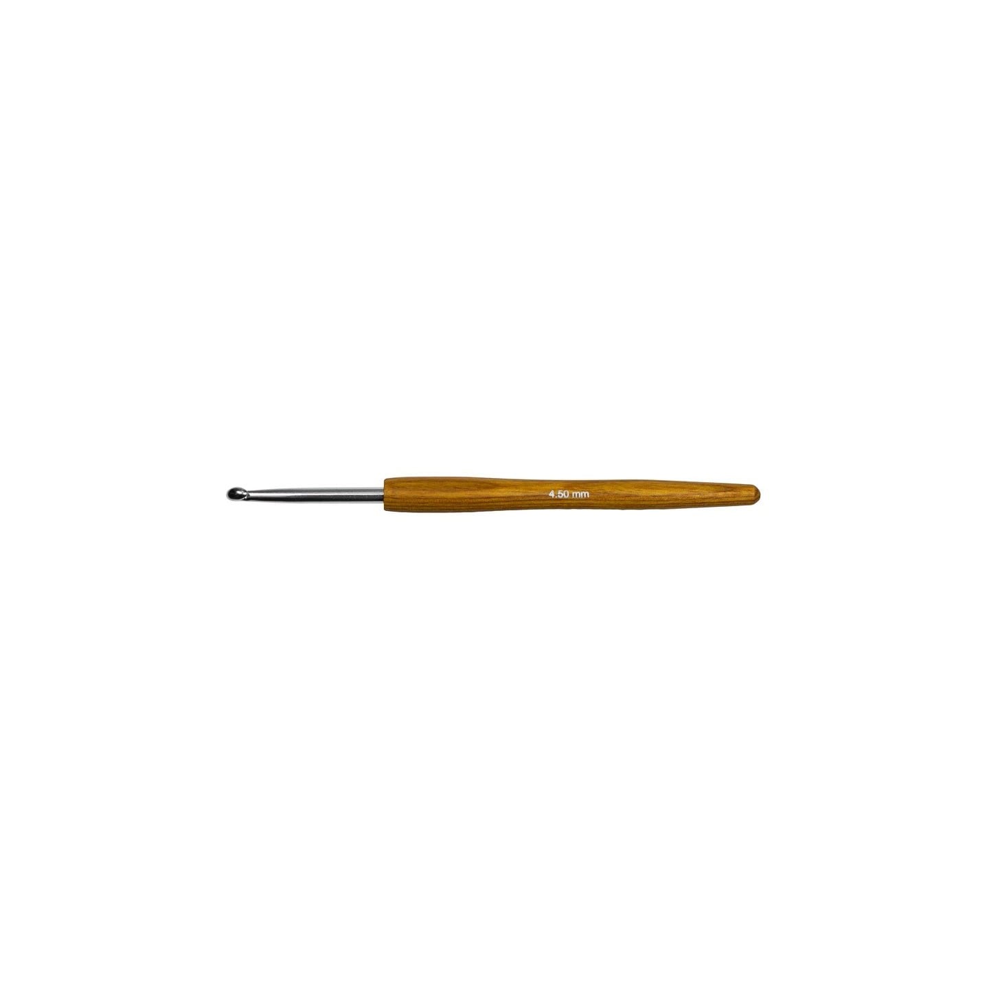 Wollhäkelnadeln mit Holz-Griff 4,5 mm