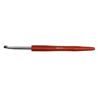Crochet hook woodgrip 5 mm