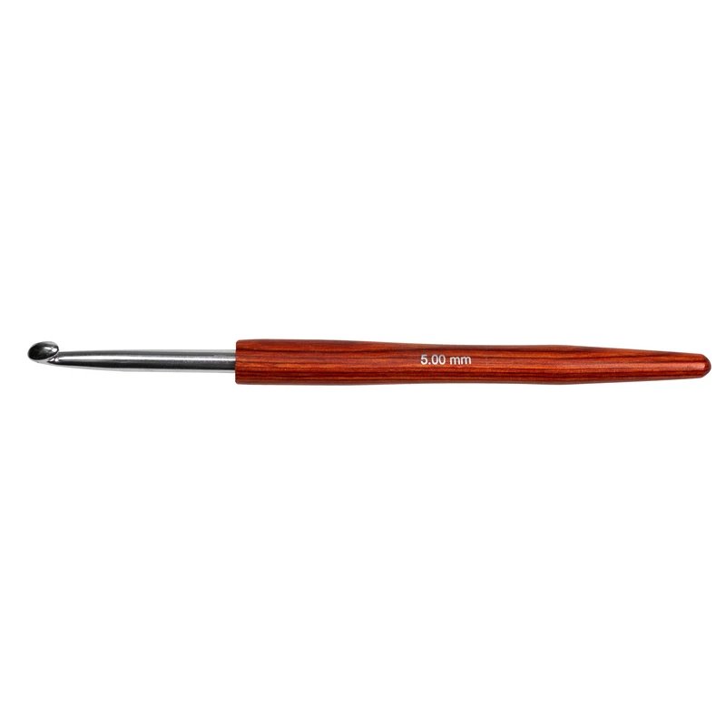 Wollhäkelnadeln mit Holz-Griff 5 mm