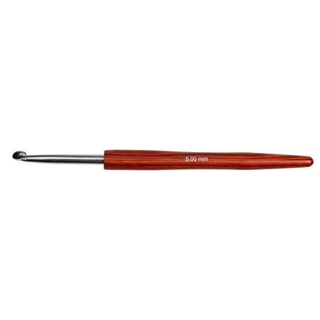 Wollhäkelnadeln mit Holz-Griff 5 mm