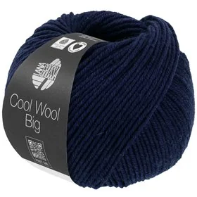 Cool Wool Big Mélange Nachtblauw 1694