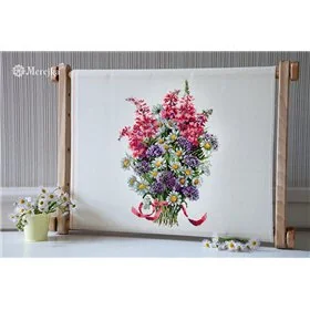 Borduurpakket Veldboeket