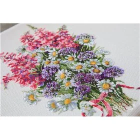 Kit de broderie Le bouquet des champs