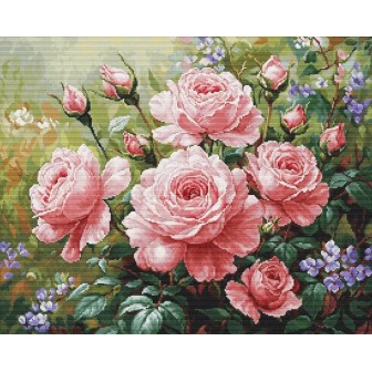 Luca-S Embroidery kit The Roses Garden