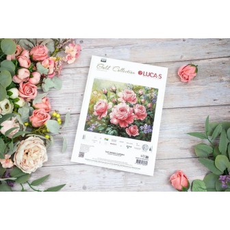 Luca-S Kit de broderie Le Jardin des Roses