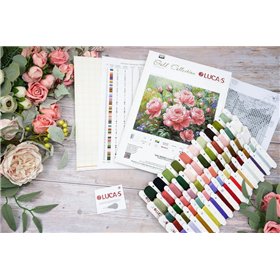 Embroidery kit The Roses Garden Embroidery kit The Roses Garden