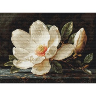 Luca-S Embroidery kit The Magnolia Dew