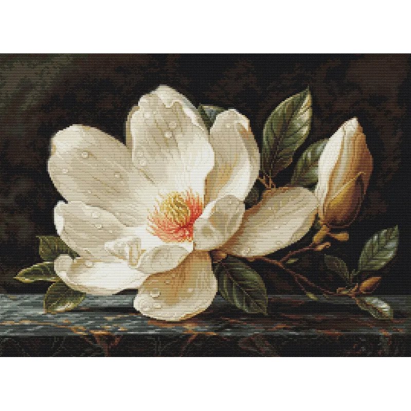 Borduurpakket De Magnolia Dauw Borduurpakket De Magnolia Dauw