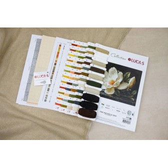 Luca-S Embroidery kit The Magnolia Dew