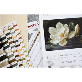 Kit de broderie La Rosée du Magnolia Kit de broderie La Rosée du Magnolia