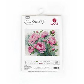 Embroidery kit The Charm of Peonies Embroidery kit The Charm of Peonies